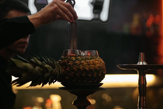 Кальян на ананасе на 2 калаудах