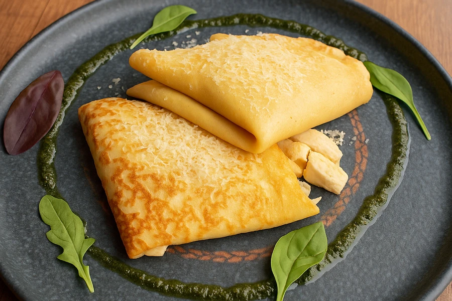 Chicken thin pancakes