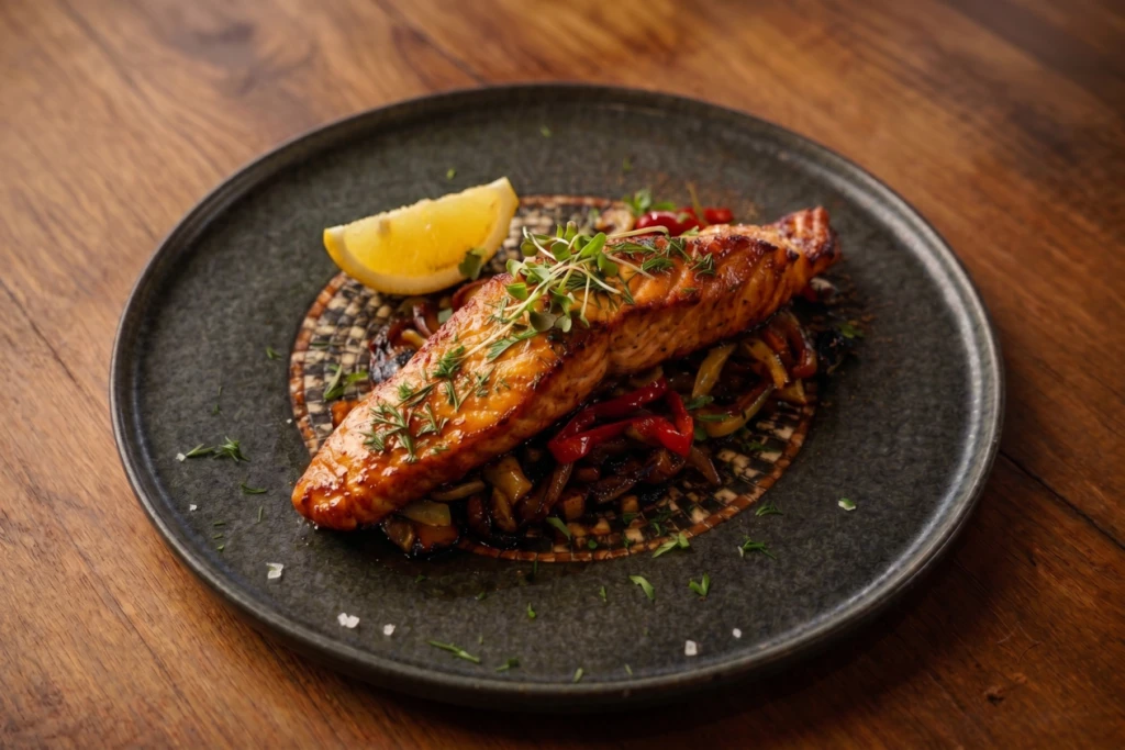 Salmon steak